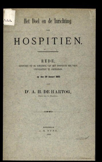 de Hartog - Het ... richting van hospitien.pdf - VU-DARE Home