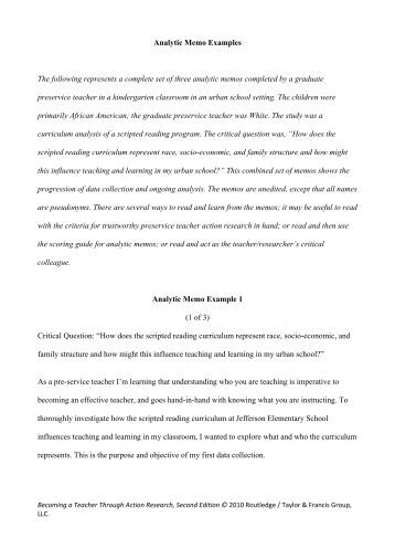 How to write a an analytical research paper