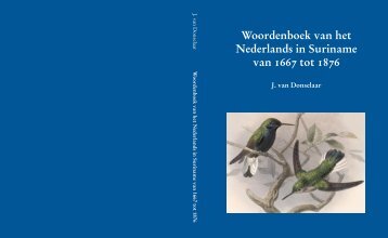 Woordenboek van het Nederlands in Suriname van 1667 tot 1876