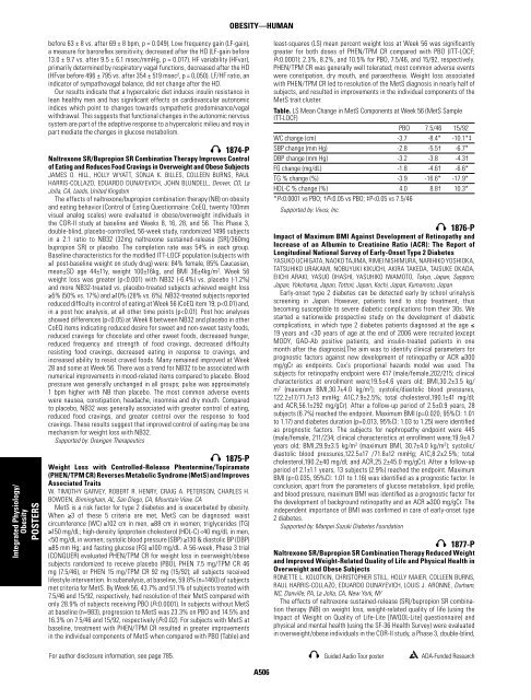 2011 ADA Posters 1261-2041.indd - Diabetes