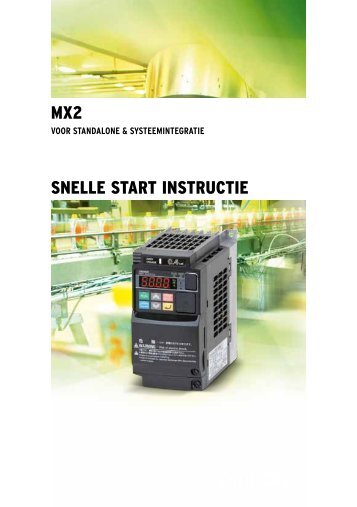 MX2 SNELLE START INSTRUCTIE - Omron Europe