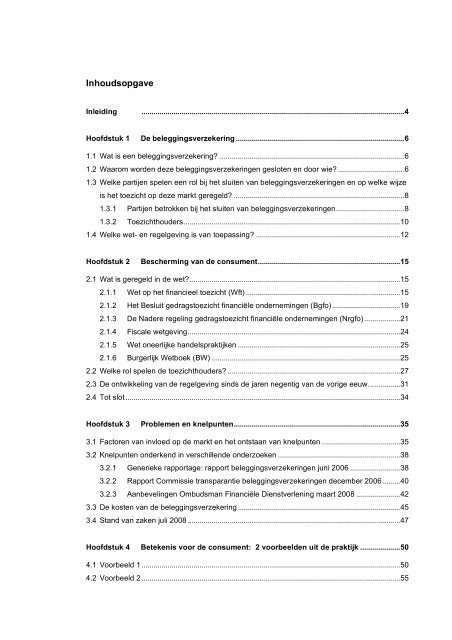 Beleggingsverzekering - DSpace at Open Universiteit - Open ...