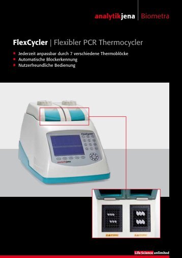 Flexcycler | Flexibler PCR Thermocycler - Analytik Jena AG