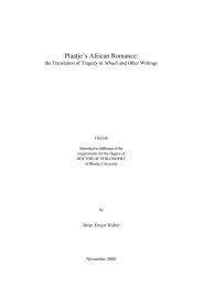 Plaatje's African Romance: - Rhodes University