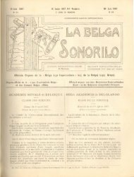 Oficiala Organo de la « Belga Ligo Esperantista » kaj de la Belgaj ...