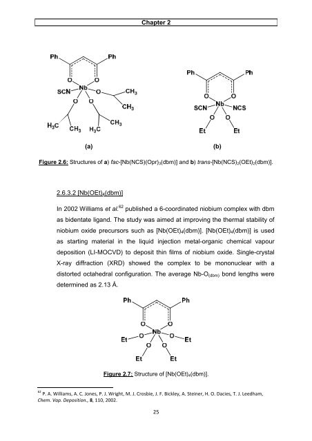 A solution and solid state study of niobium complexes University of ...