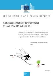 Risk Assessment Methodologies of Soil Threats in Europe