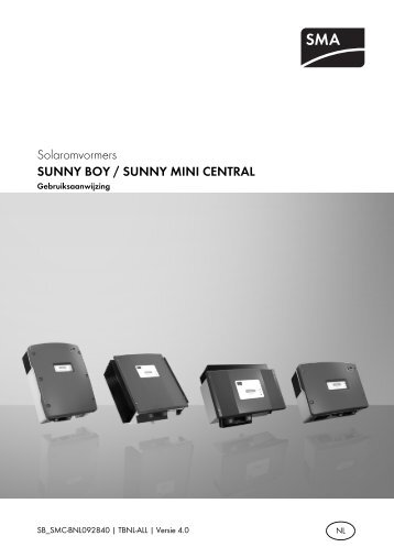 Solaromvormers SUNNY BOY / SUNNY MINI CENTRAL
