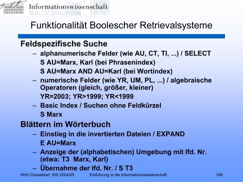 Einführung in die Informationswissenschaft