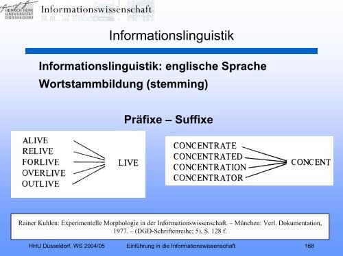 Einführung in die Informationswissenschaft