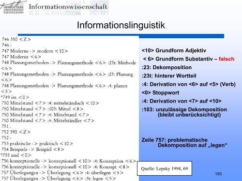 Einführung in die Informationswissenschaft