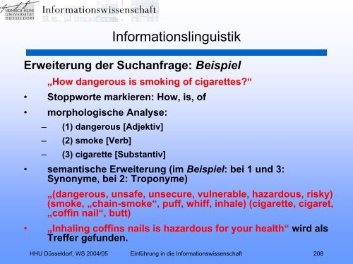 Einführung in die Informationswissenschaft