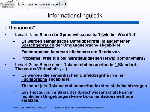 Einführung in die Informationswissenschaft