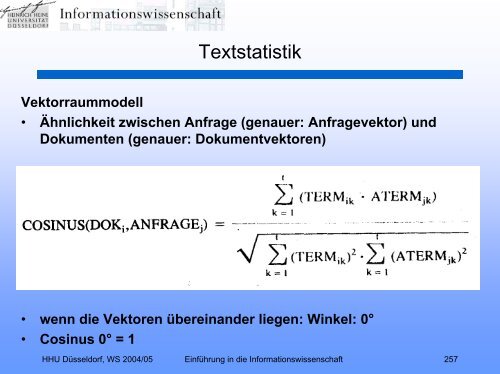 Einführung in die Informationswissenschaft