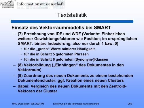 Einführung in die Informationswissenschaft