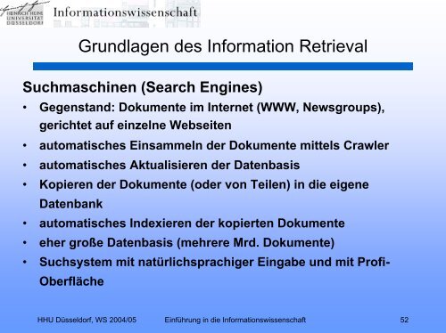 Einführung in die Informationswissenschaft