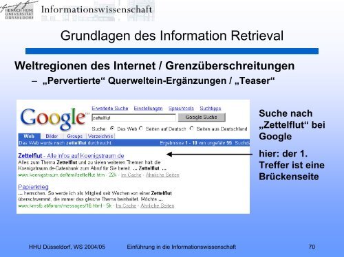 Einführung in die Informationswissenschaft