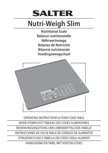 Nutri-Weigh Slim - ftpserver