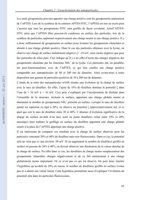 Comportement des nanoparticules de silice en milieu biologique ...