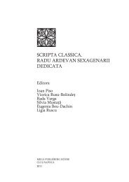 SCRIPTA CLASSICA. RADU ARDEVAN SEXAGENARII DEDICATA