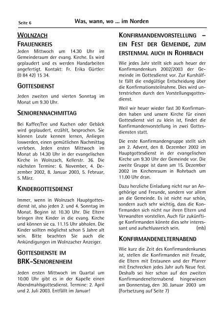 Der Gemeindebrief als PDF-Dokument mit Farbfotos November ...