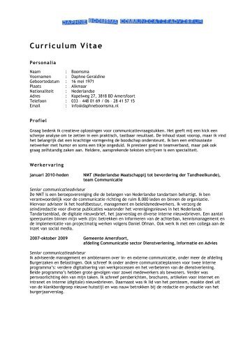 Curriculum Vitae