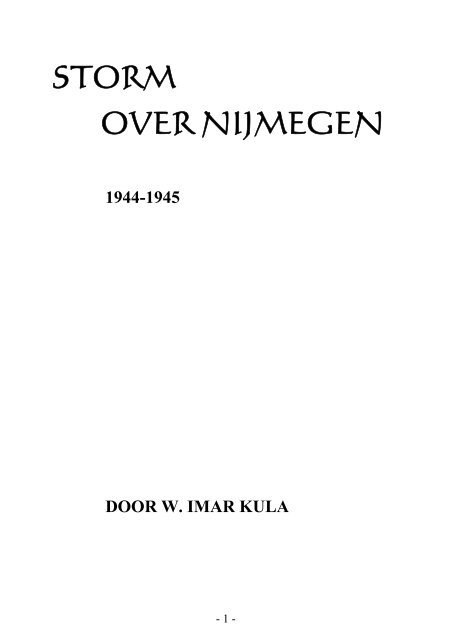 Storm over Nijmegen (pdf versie)