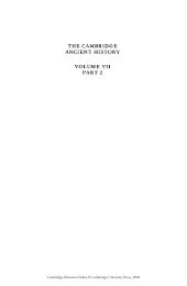 THE CAMBRIDGE ANCIENT HISTORY VOLUME VII PART 2