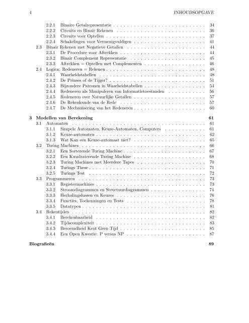 Denkende Machines -- Computers, rekenen, redeneren - CWI