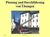 Planung und Durchführung von Übungen - Feuerwehr Ittlingen