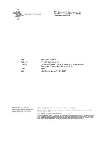 This document is downloaded from HELDA - The ... - Helda - Helsinki.fi