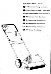 OM, V1100, Scarifier, 1997-01, EN, DE, FR, NL, IT, SE ... - Husqvarna