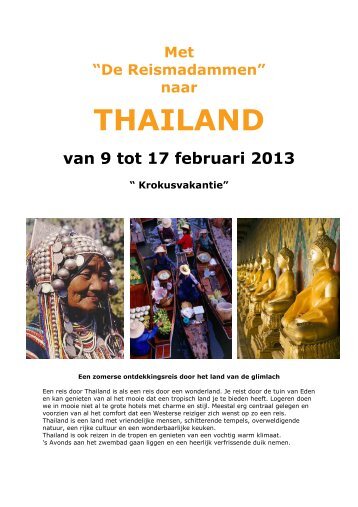 Reismadammen Thailand 2013