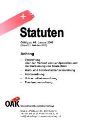 Anhang - OAK Oberallmeindkorporation Schwyz