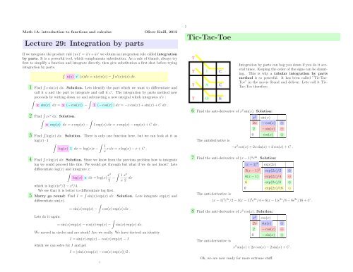 Tic Tac Toe Method 