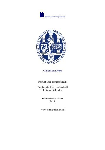 Jaarverslag 2011 - Universiteit Leiden