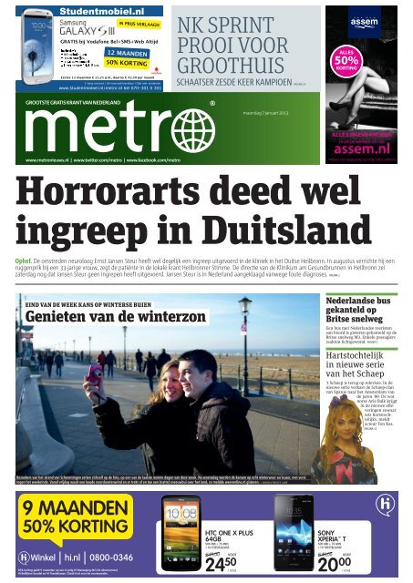 Horrorarts deed wel ingreep in Duitsland - Metro