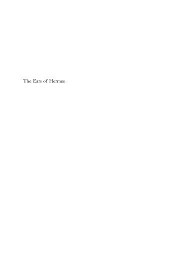 The Ears of Hermes - The Ohio State University Press
