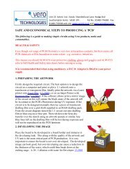 SAFE AND ECONOMICAL STEPS TO PRODUCING A 'PCB'