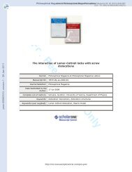 The interaction of Lomer-Cottrell locks with screw dislocations