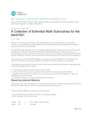 A Collection of Extended Math Subroutines for the MAX7651 - Maxim