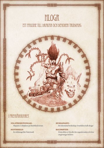 Ett fanzine till Drakar och Demoner Trudvang I premiärnumret