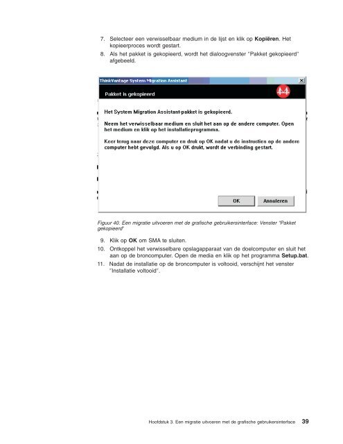 ThinkVantage System Migration Assistant 5.0: Handboek voor ... - Ibm
