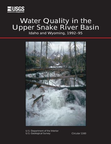 Water Quality in the Upper Snake River Basin, Idaho ... - the USGS