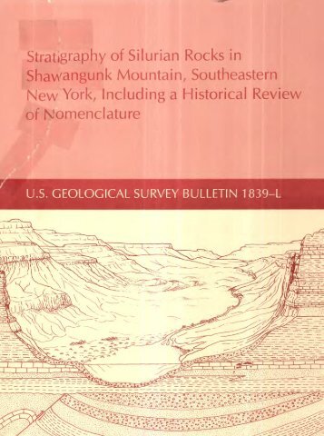 Stratigraphy of Silurian Rocks in Shawangunk Mountain ...