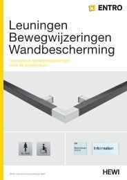 Leuningen Bewegwijzeringen Wandbescherming - Entro.de