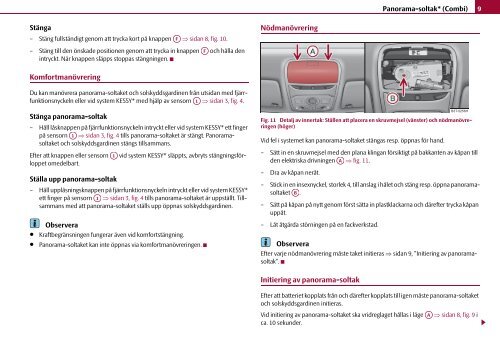 ŠkodaSuperb TILLÄGG TILL INSTRUKTIONSBOKEN - Media Portal ...