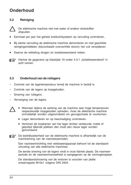 Onderhoud - Schorch Elektrische Maschinen und Antriebe GmbH