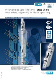 Meervoudige vergrendeling - Carl Fuhr GmbH & Co. KG