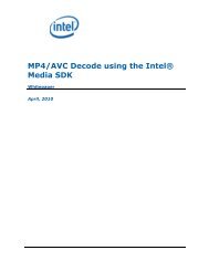 Download MP4/AVC Decode using the Intel® Media SDK